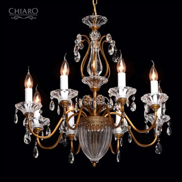 Люстра подвесная CHIARO 482010308 Селена 8x40W E14